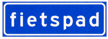 Verkeersbord G13: Onverplicht fietspad