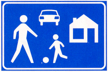 Verkeersbord G5: Erf
